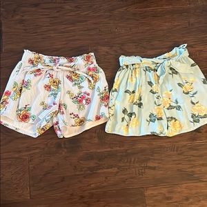 Justice Size 8 shorts